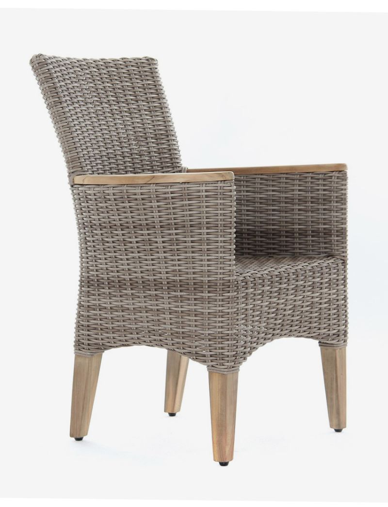 Zanzibar Dining Armchair-Old Kubu