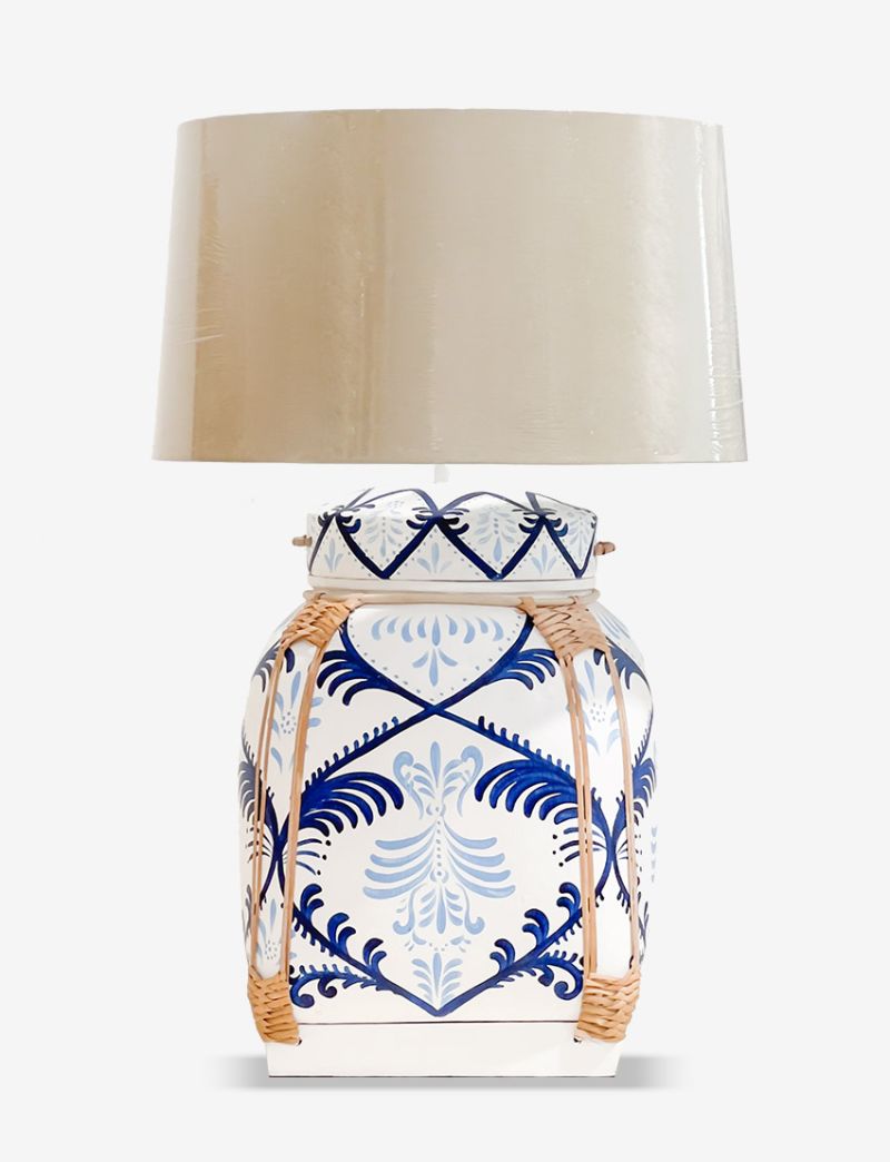 Chiang Mai Beetle Basket Lamp