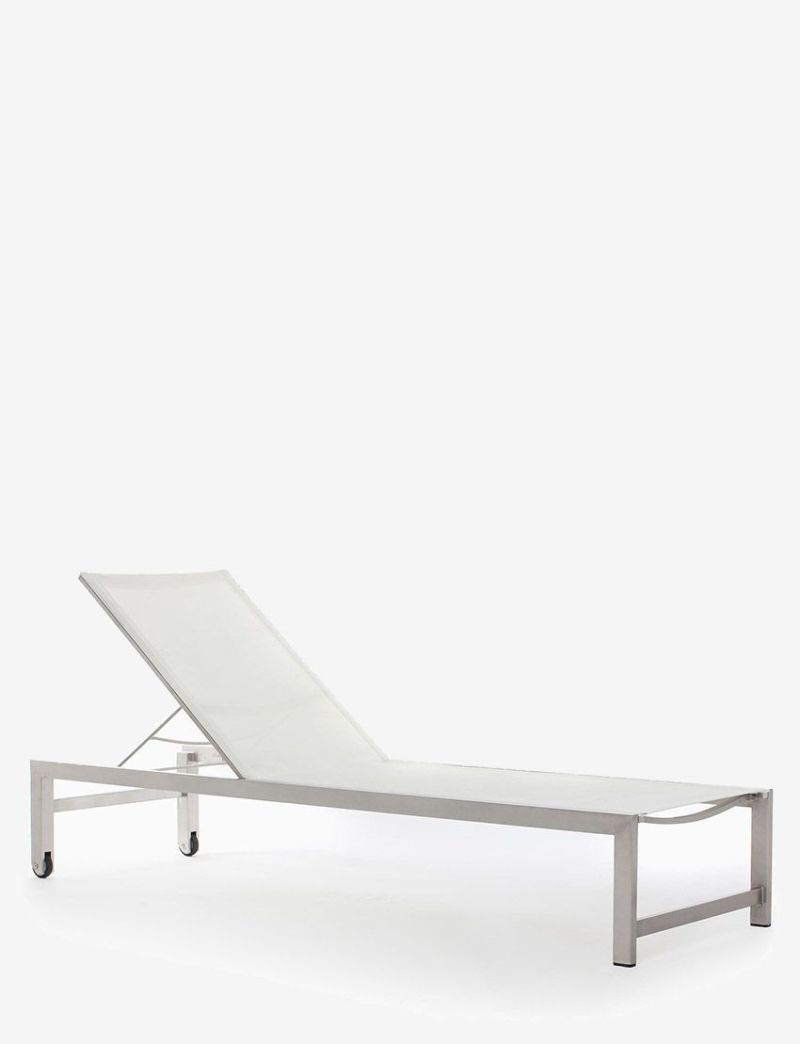 Milan Sun Lounger-White