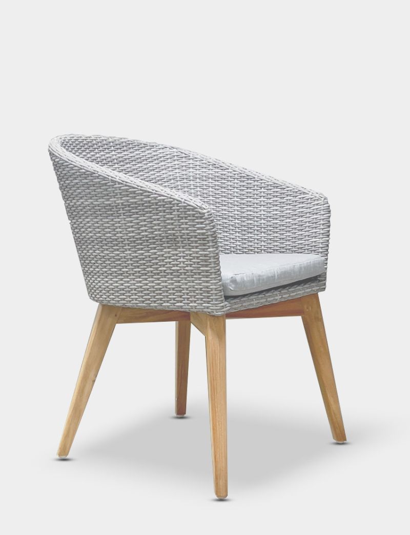 Toledo Dining Chair-Pebble Grey
