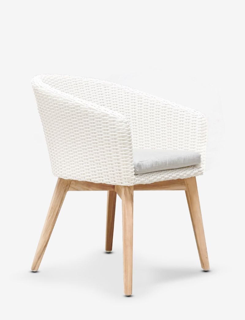 Toledo Dining Chair-White