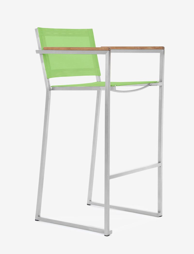 Firenze Bar Arm Chair-Green