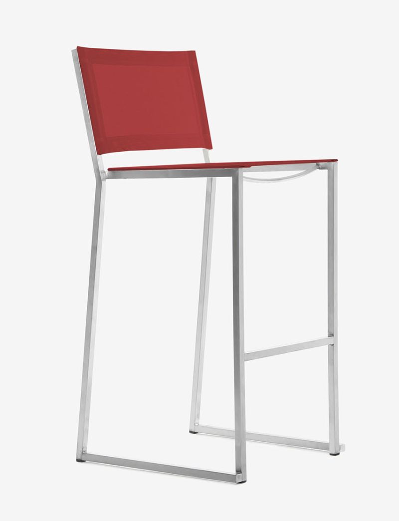 Firenze Bar Side Chair-Red