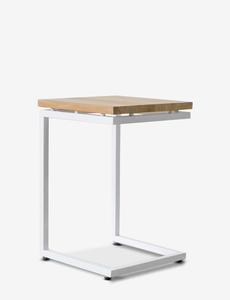 Firenze C Side Table-White