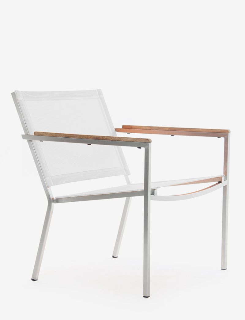 Firenze Lounge Chair-White