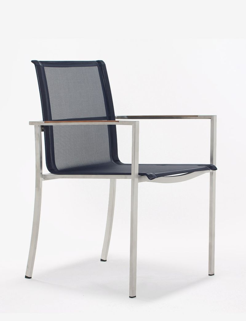Tuscano Dining ArmChair-Navy