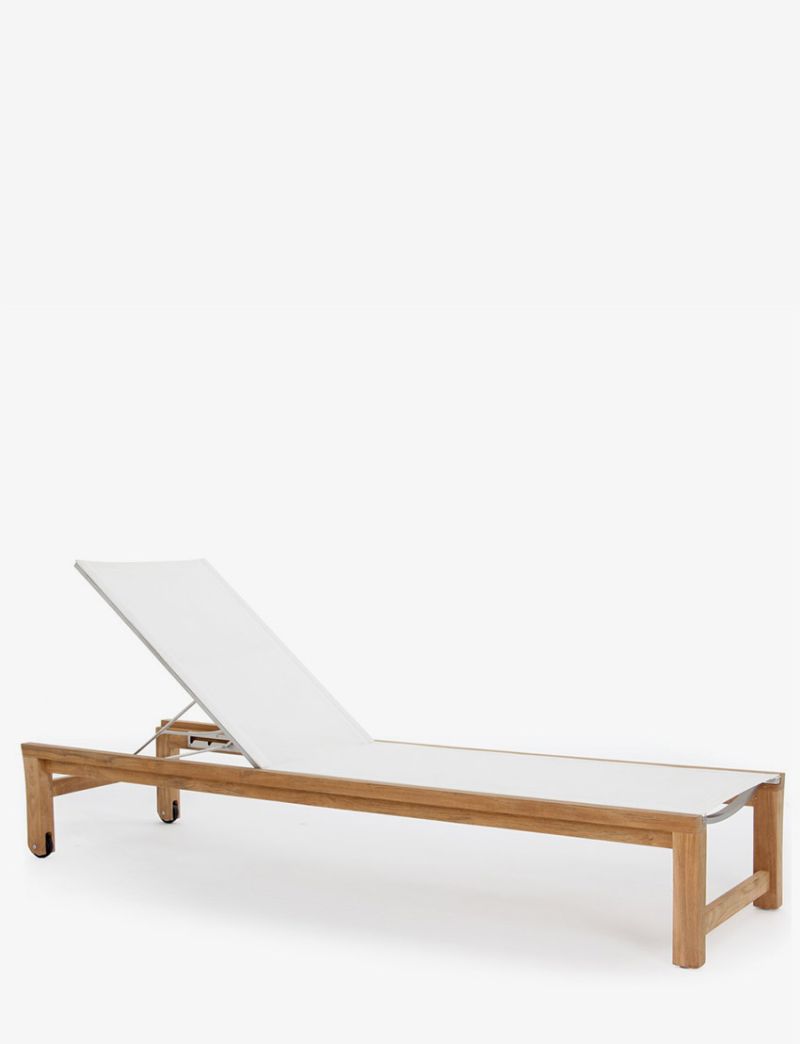 Newport Chaise-White