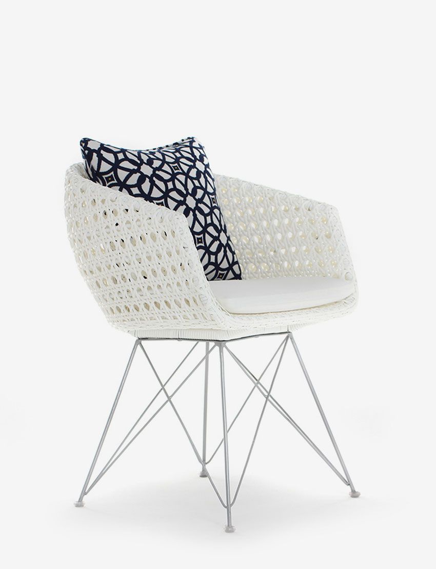 Amalfi Arm Chair - White