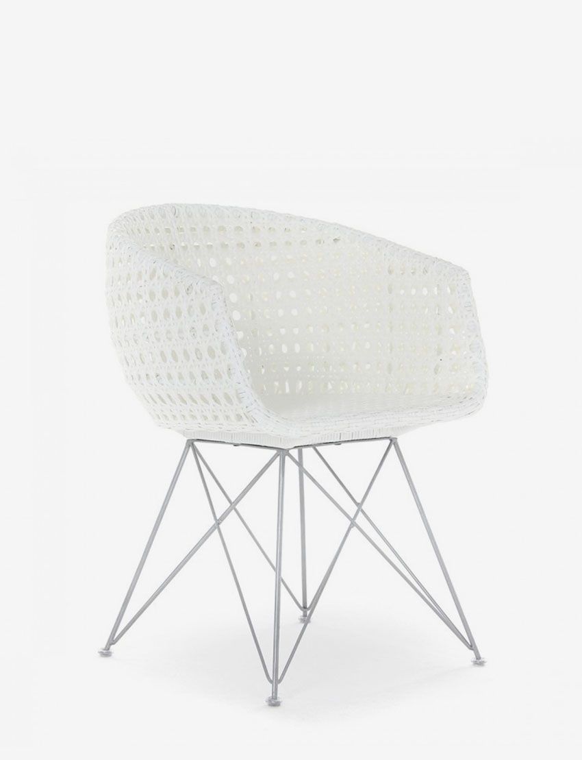 Amalfi Arm Chair - White