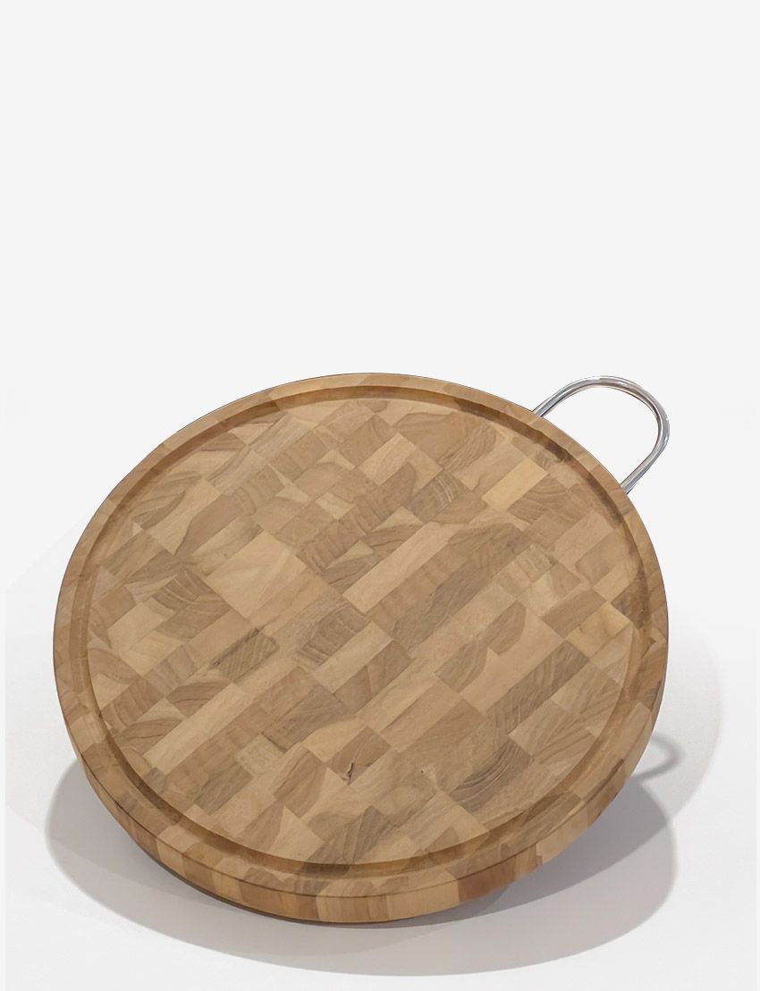Chopping Board with Stainless Steel Holder