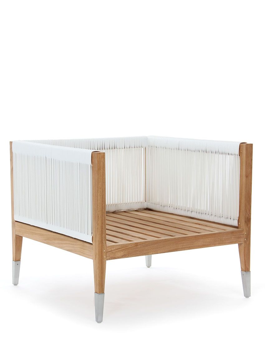 Oslo Lounge Chair - White Cyroplene