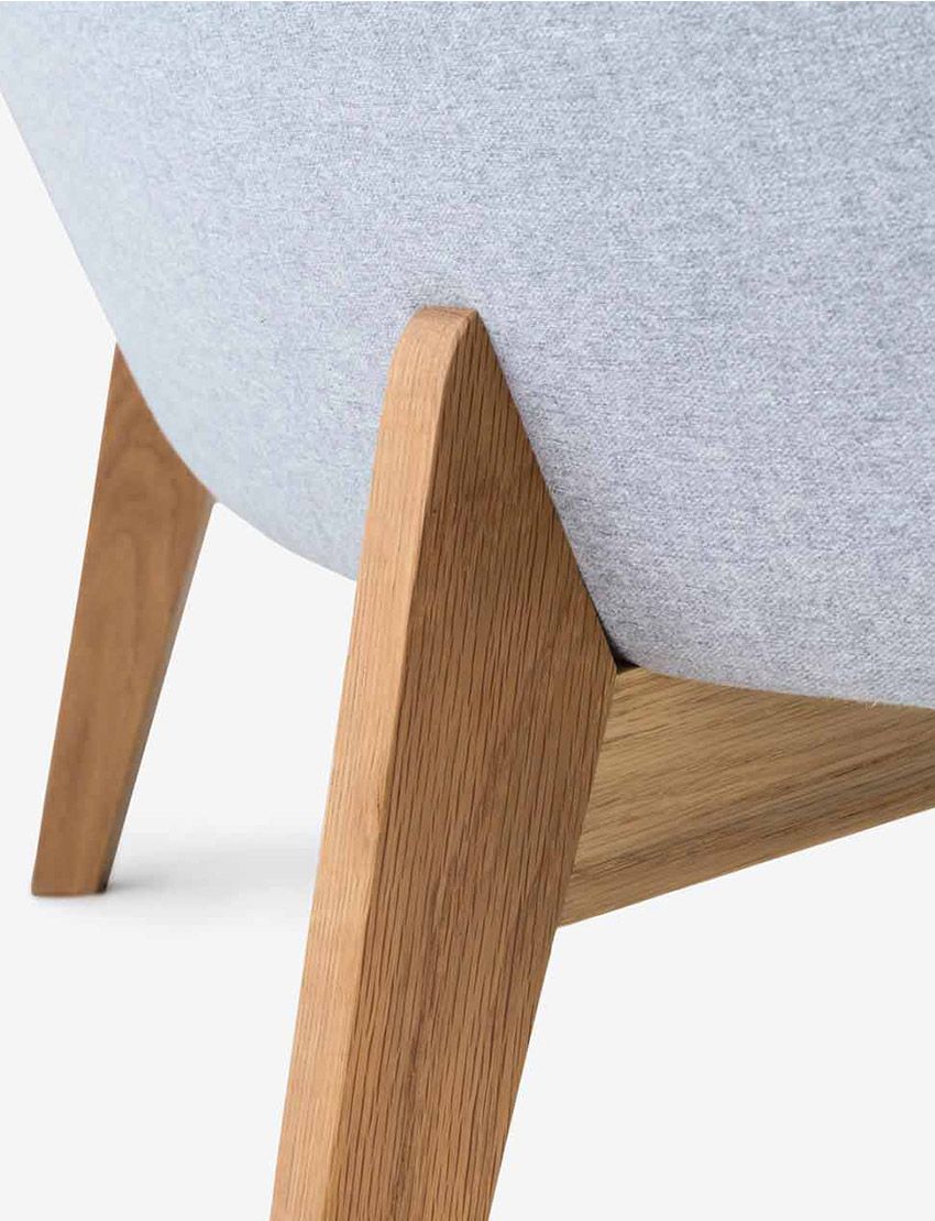 Curve Fabric Loveseat Sofa