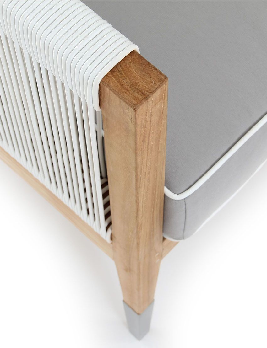 Oslo Lounge Chair - White Cyroplene