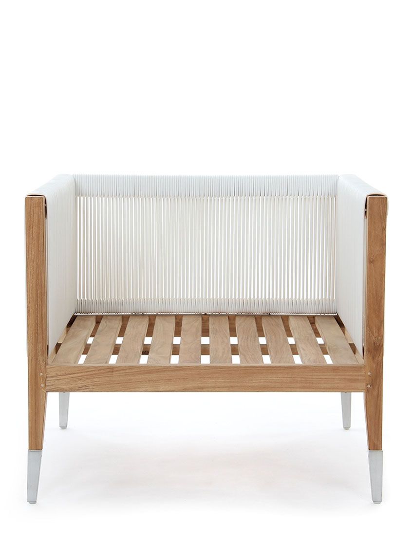 Oslo Lounge Chair - White Cyroplene