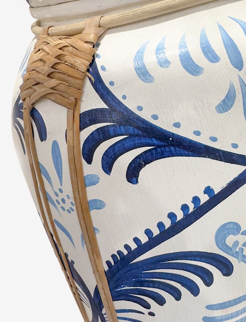 Chiang Mai Beetle Basket Lamp