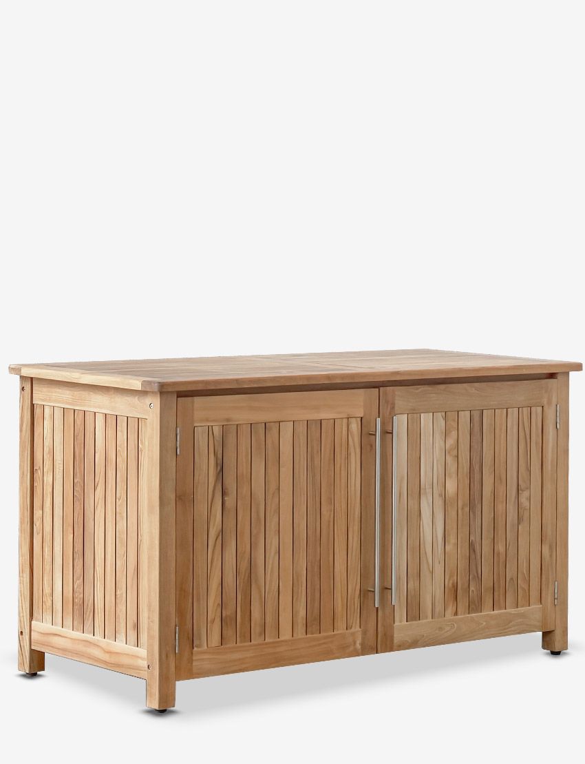 Maritime Storage Box w Doors & Shelf Unit