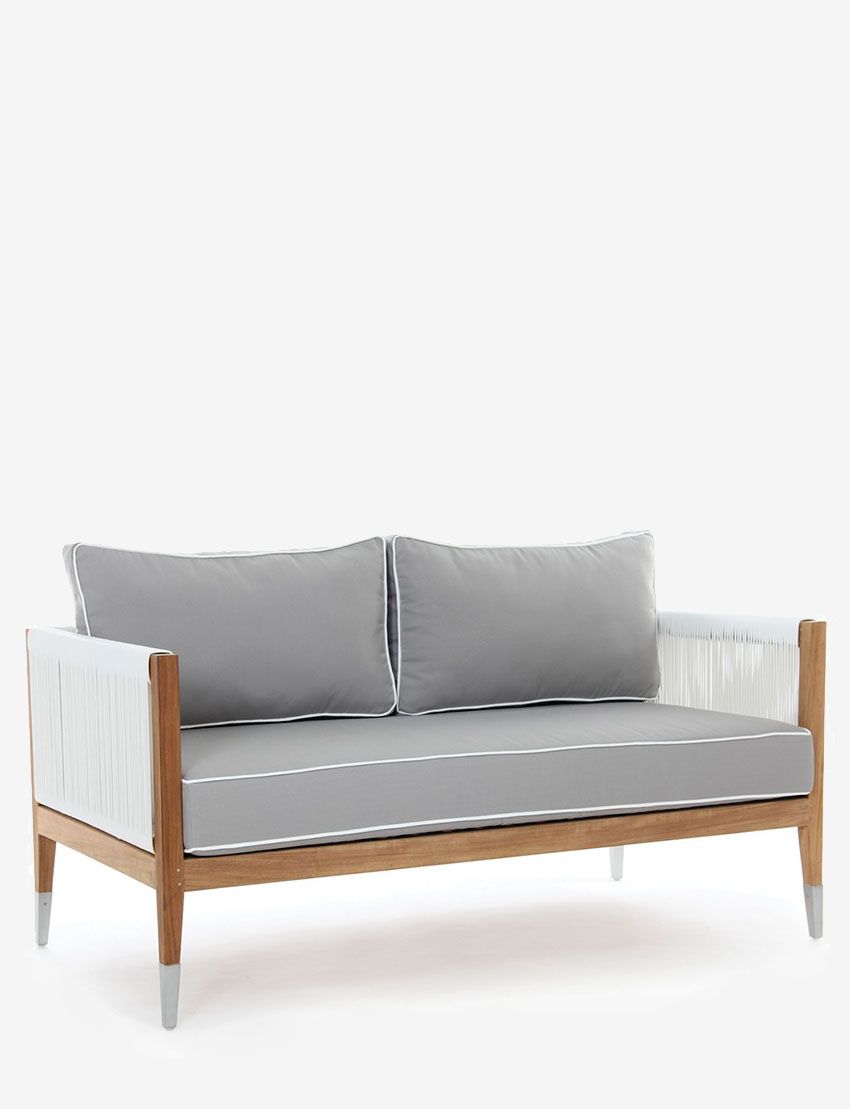 Oslo Loveseat - White Cyroplene