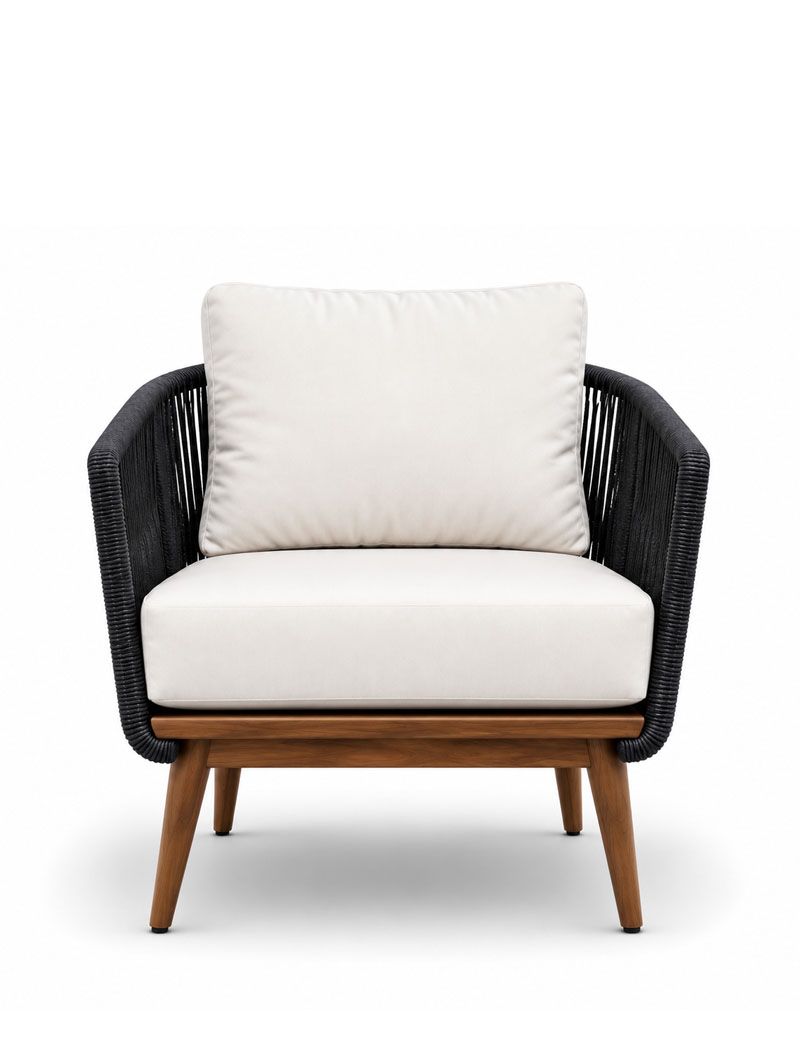 Mamoratta Lounge Chair charcoal rope Singapore retail