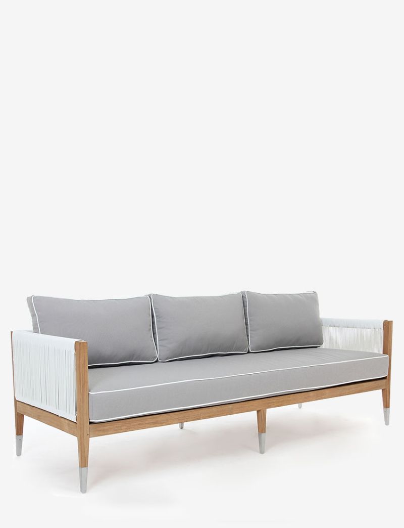 Image 44: Oslo 3 Seater - White Cyroplene 
