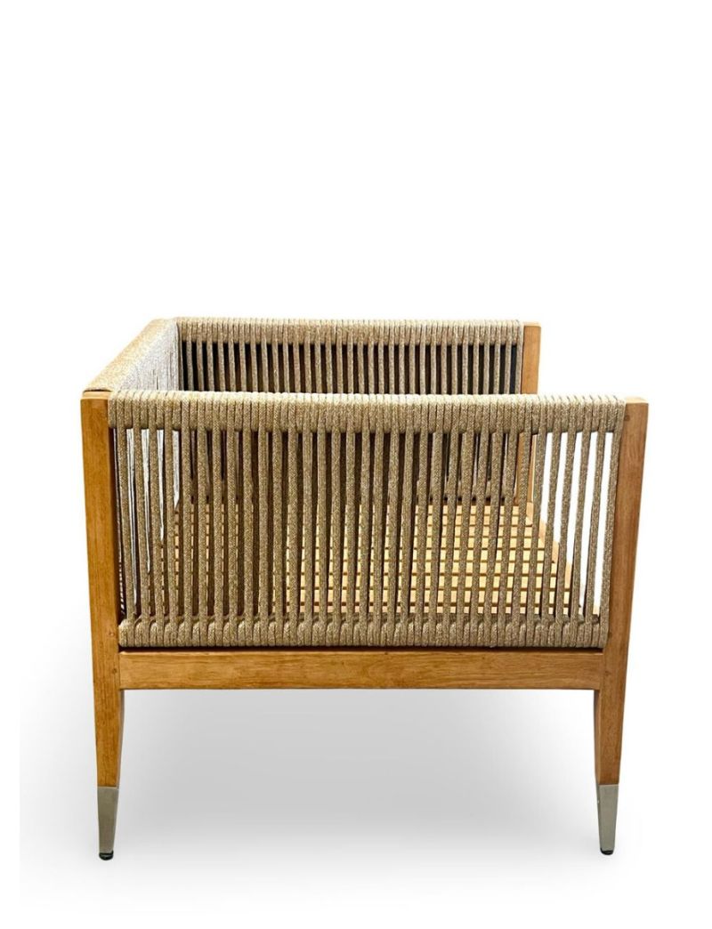 Oslo Lounge Chair Beige Rope MK/F70 13mm
