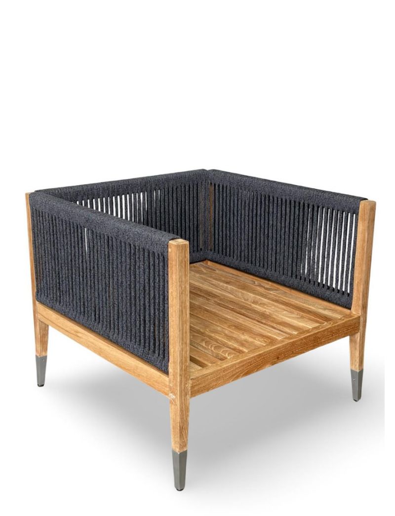 Oslo Lounge Chair Charcoal Rope MK/F37 13mm