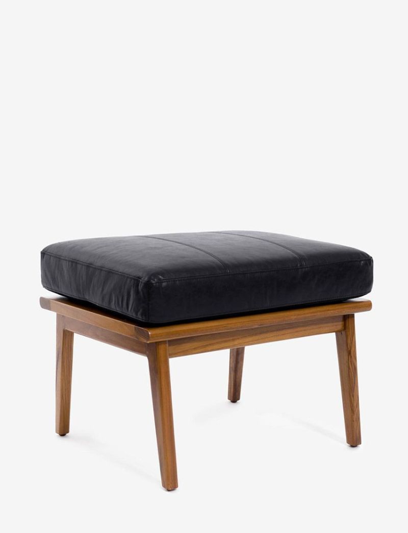 Amager Lounge Ottoman-Black