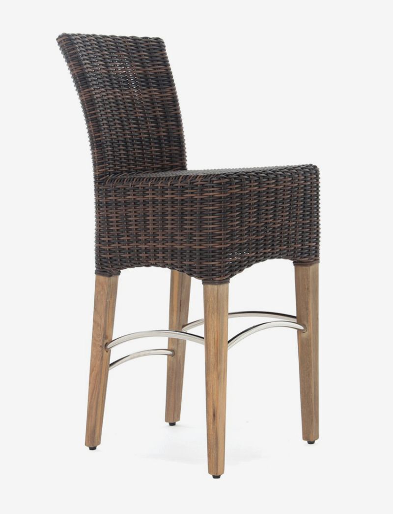 Zanzibar Bar Sidechair-Rustic Cocoa