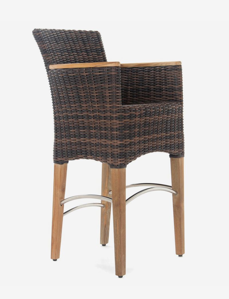 Zanzibar Bar Armchair-Rustic Cocoa