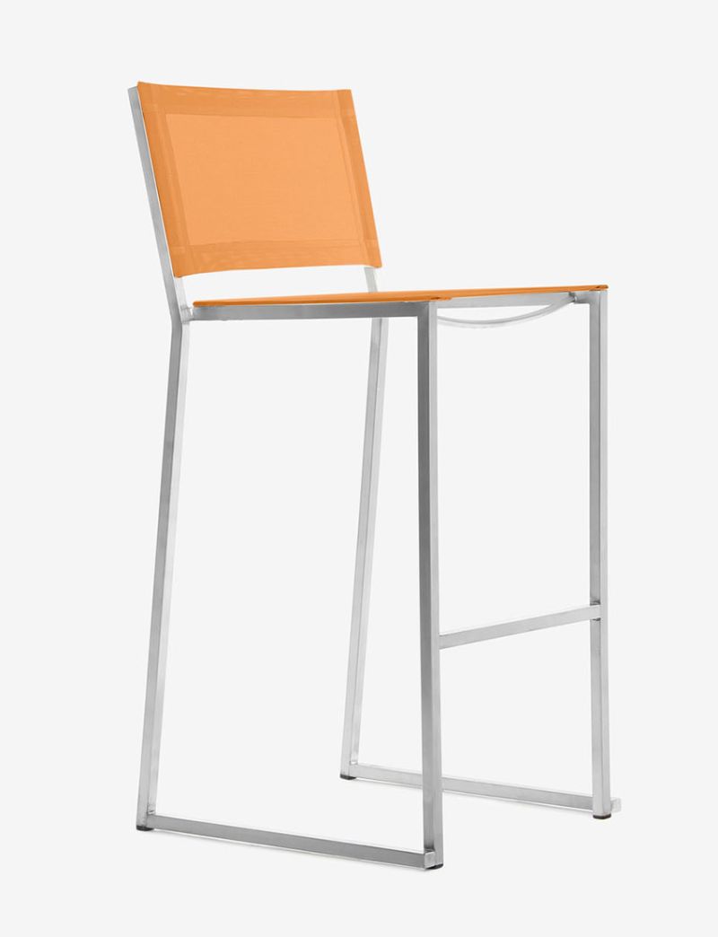 Firenze Bar Side Chair-Orange