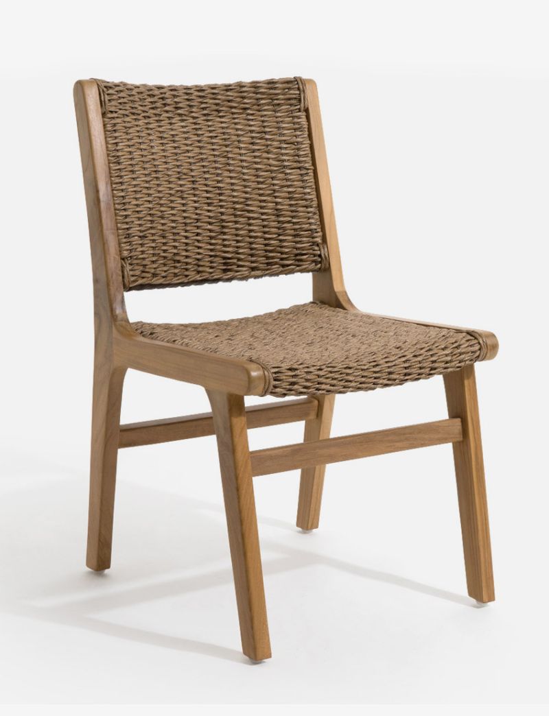 Copenhagen Retro Dining Side Chair-Hyacinth Twist