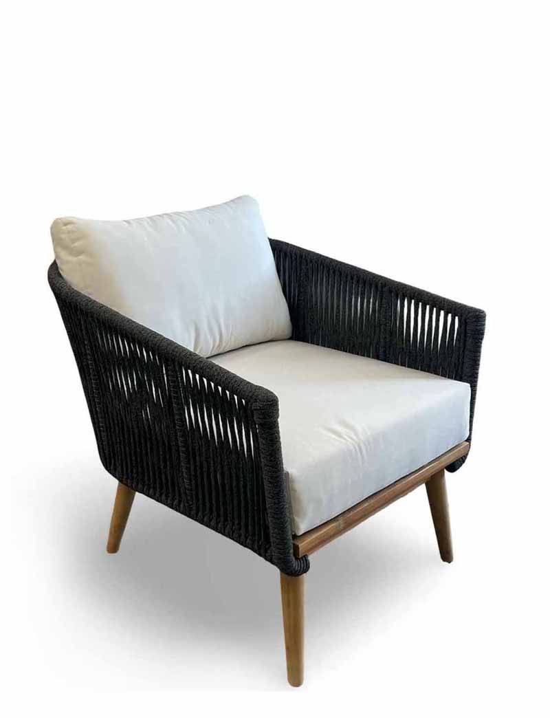 Mamoratta Lounge Chair charcoal rope Singapore retail