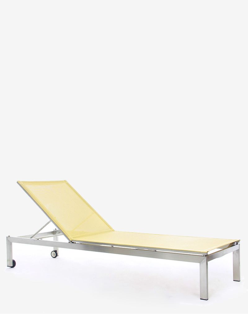 Milan Sun Lounger-Yellow