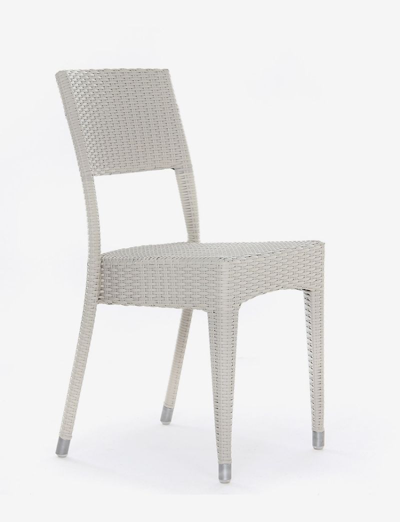Napoli Dining Side Chair-White Wash