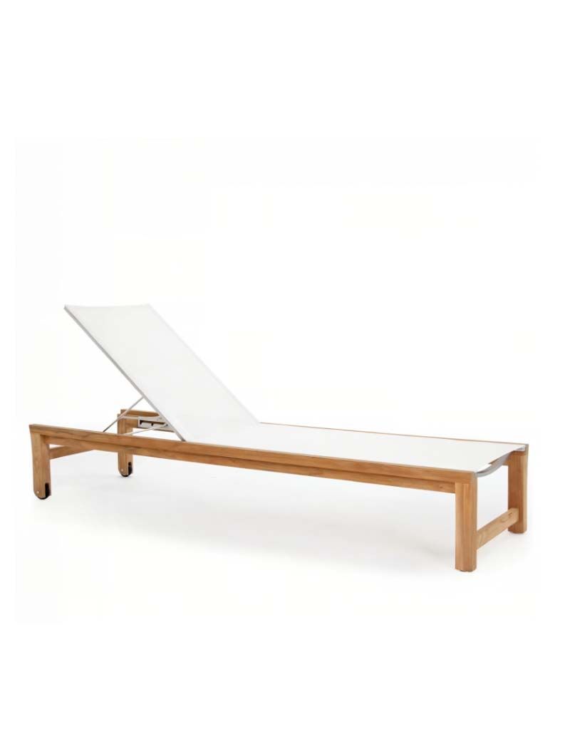 Newport Chaise-White