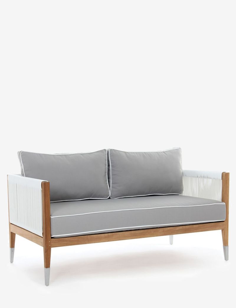 Image 45: Oslo Loveseat - White Cyroplene