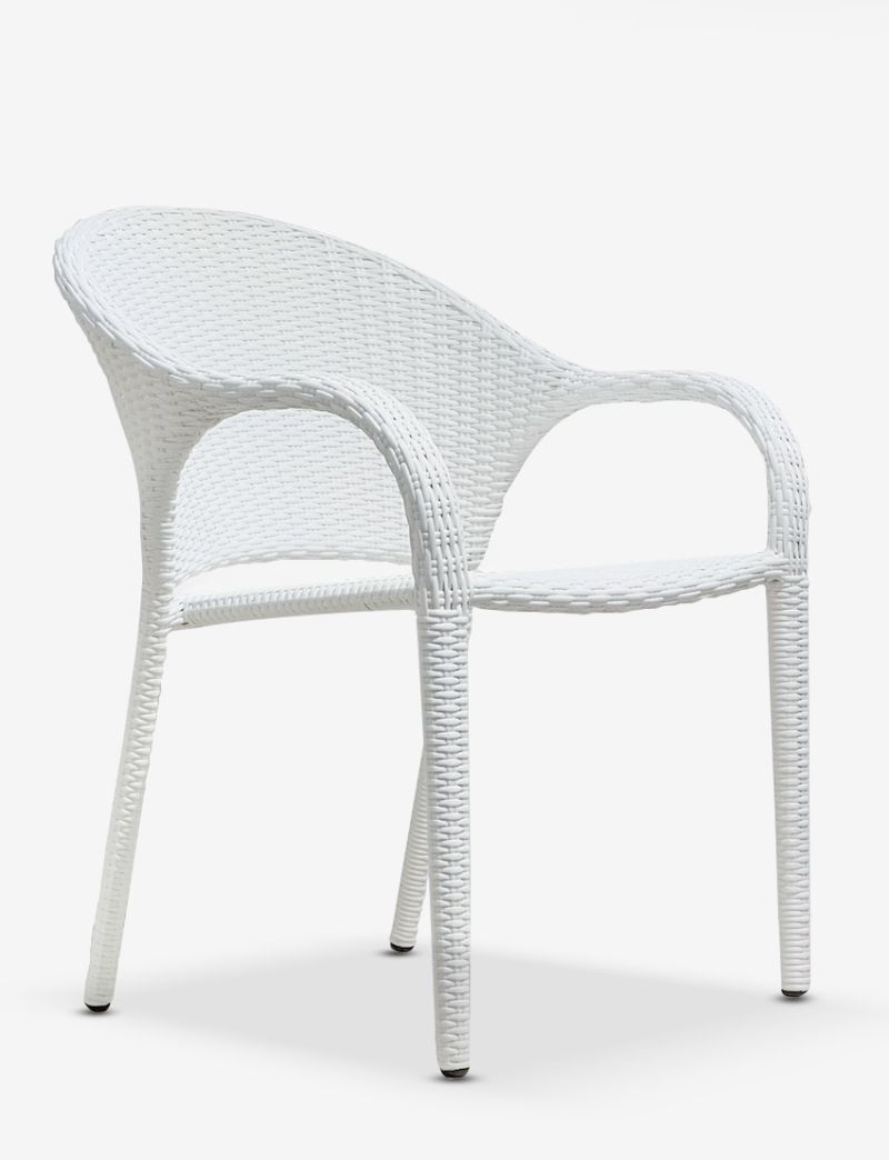 Solvang Dining Arm Chair-White Wash