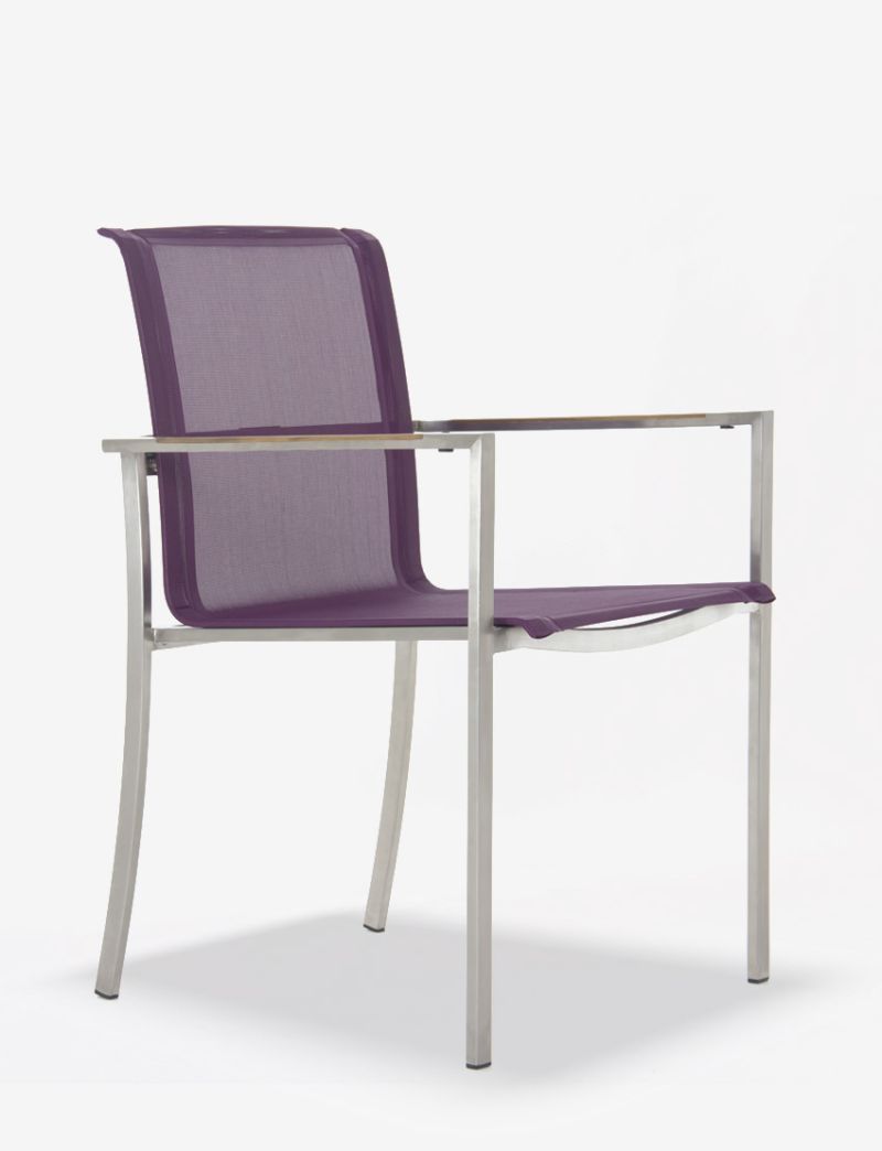 Tuscano Dining ArmChair-Purple