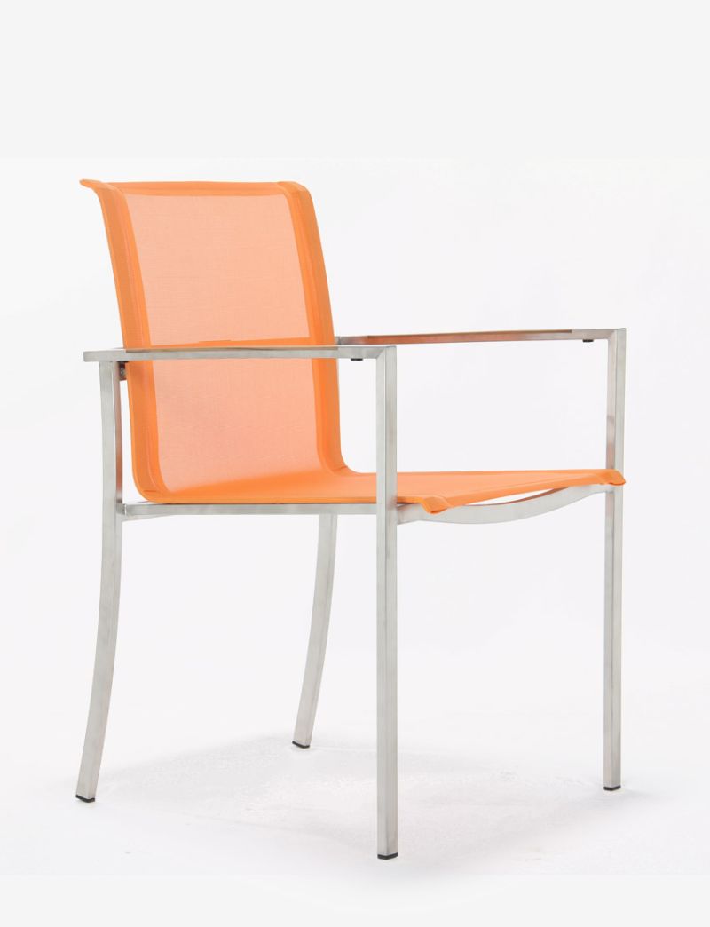 Tuscano Dining ArmChair-Orange