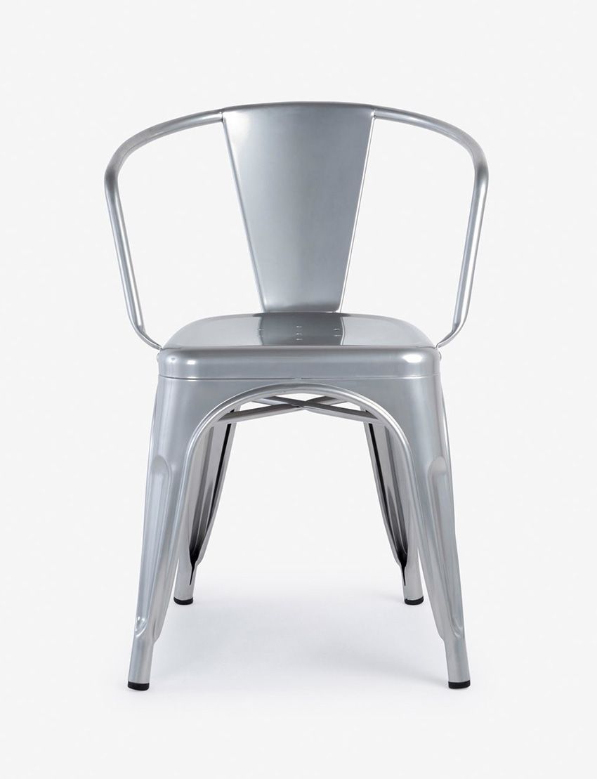 Antibes Stacking Steel Arm Chair