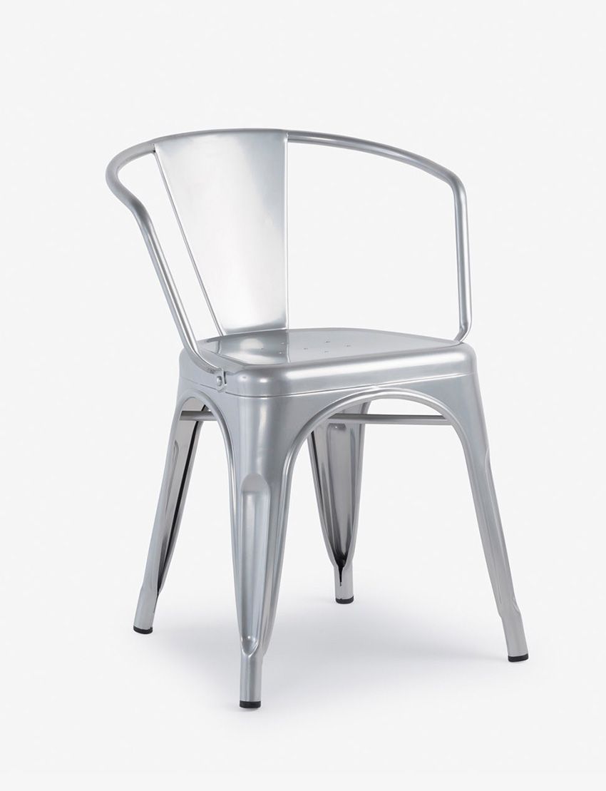 Antibes Stacking Steel Arm Chair