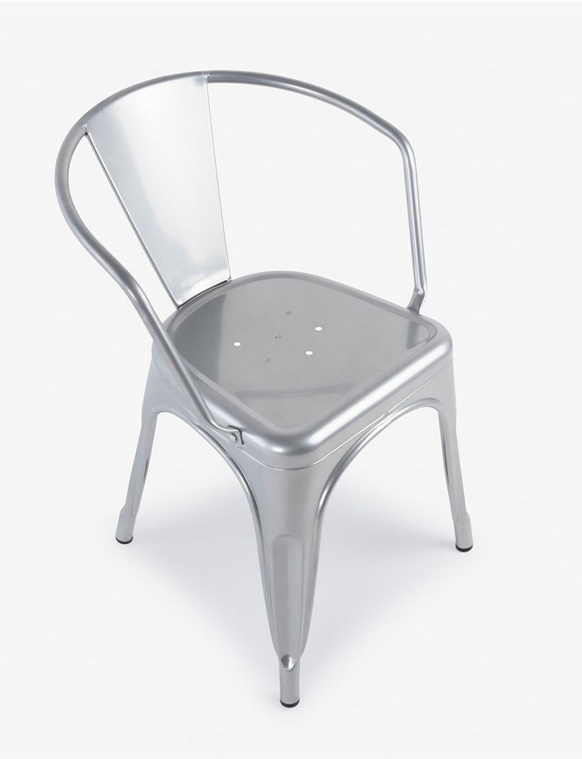Antibes Stacking Steel Arm Chair