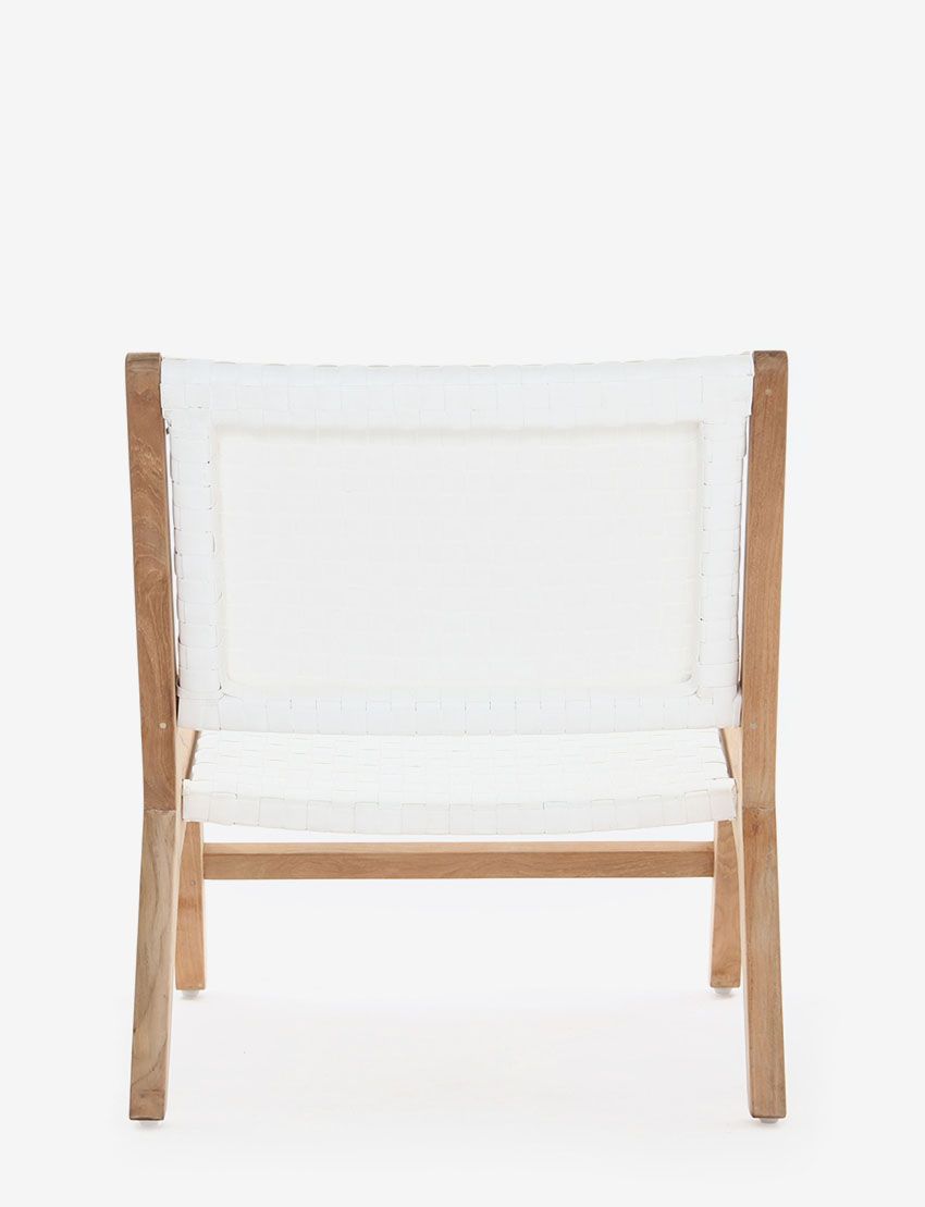Copenhagen Retro Lounge Chair - White