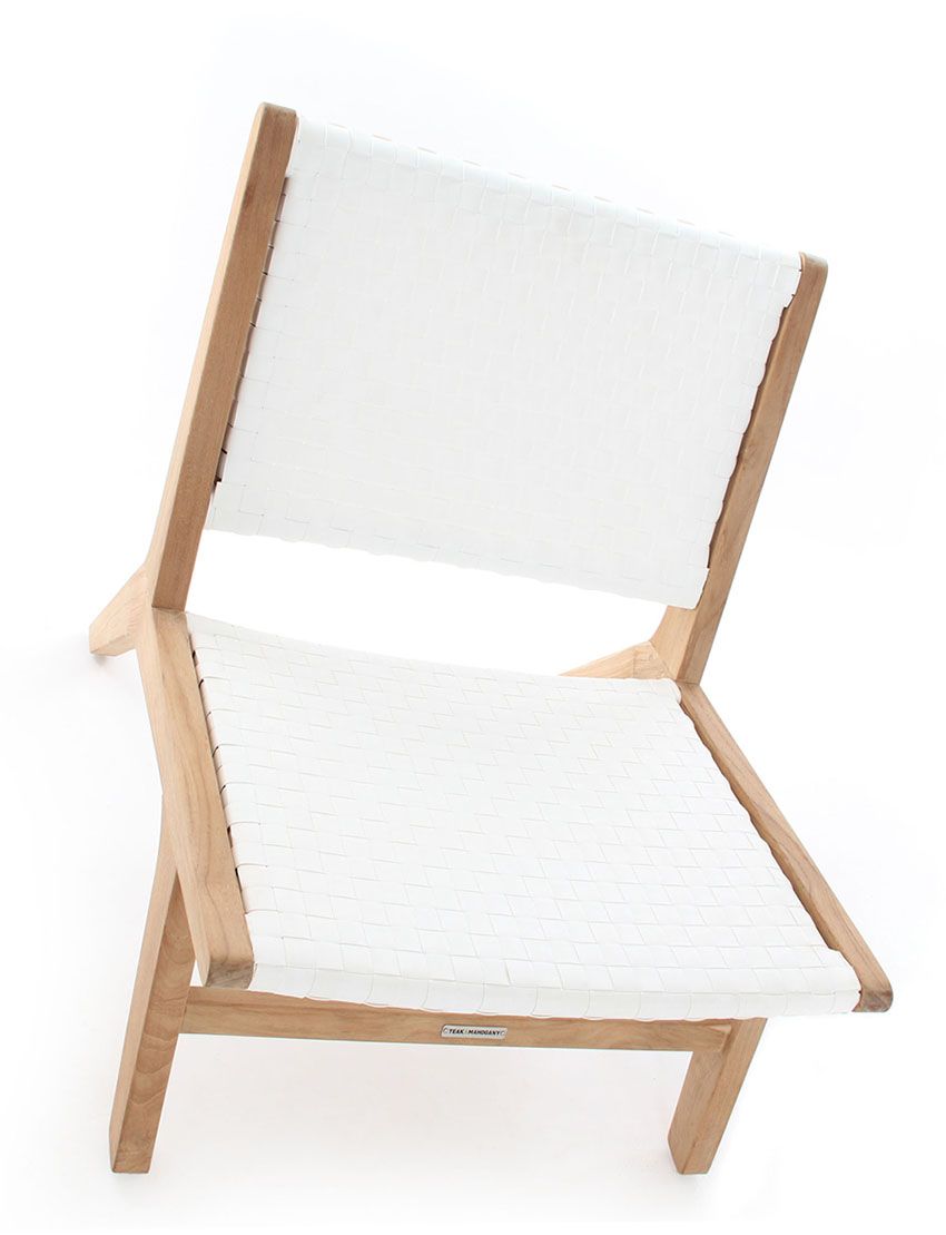Copenhagen Retro Lounge Chair - White