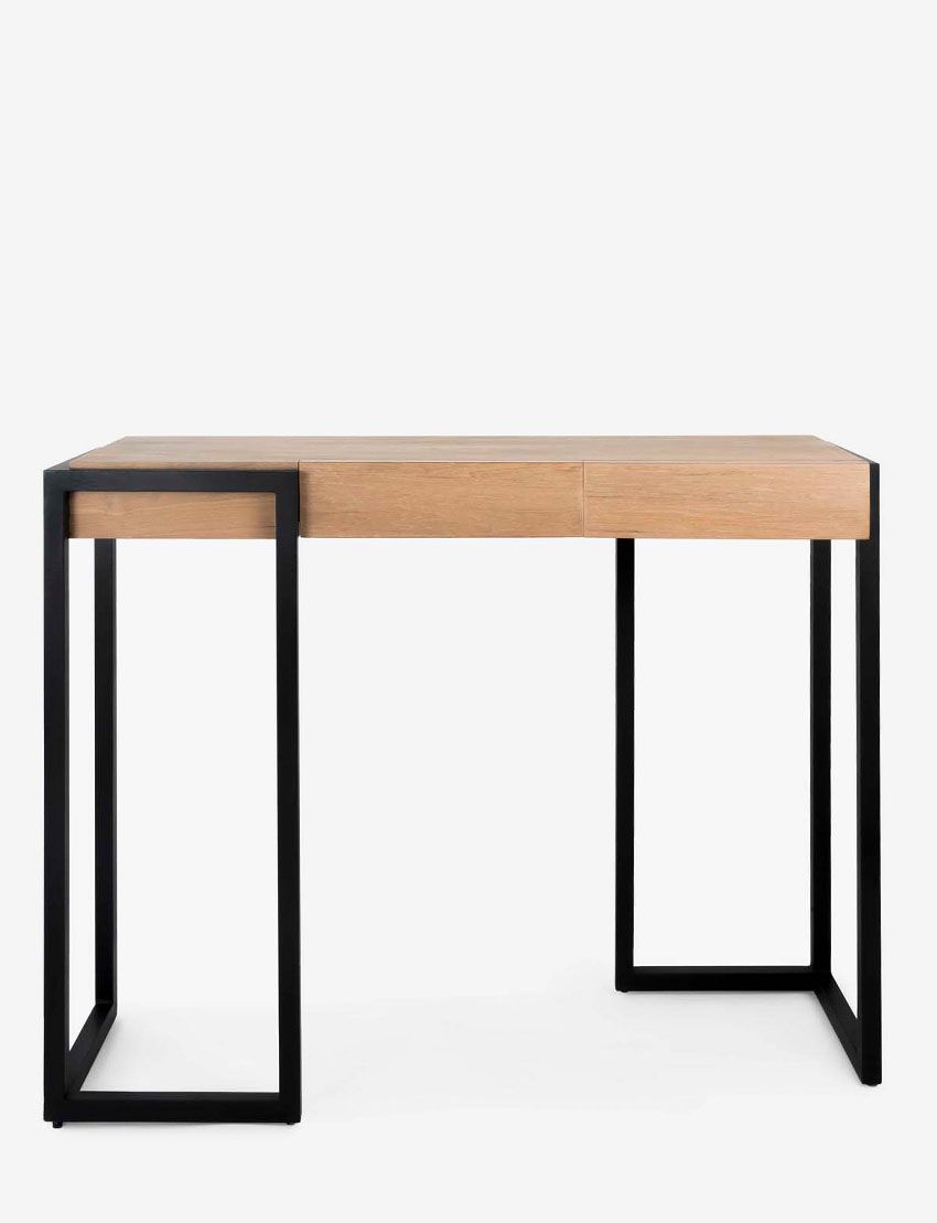 Firenze Console 2 Drawers - Black