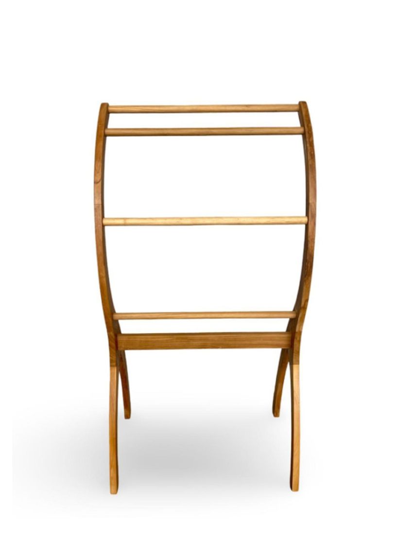 Lyon Teak Towel Rack – No Shelf