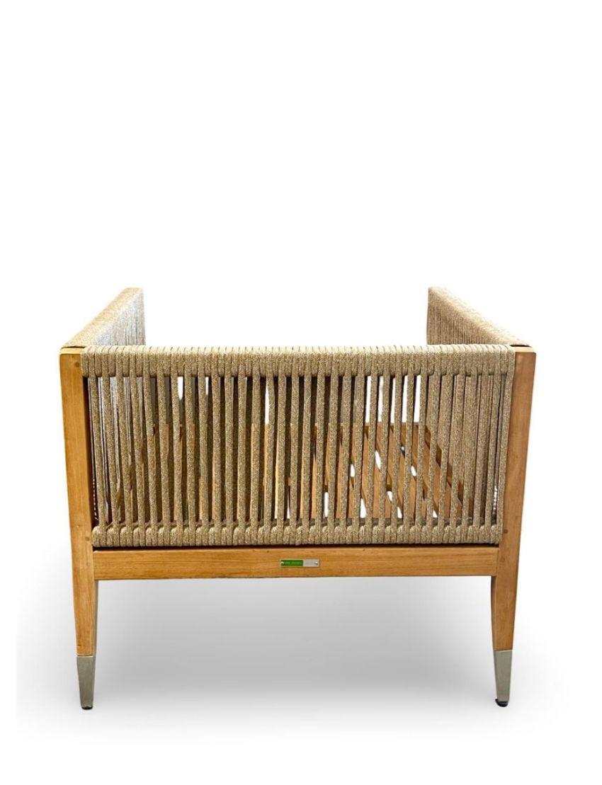 Oslo Lounge Chair Beige Rope MK/F70 13mm