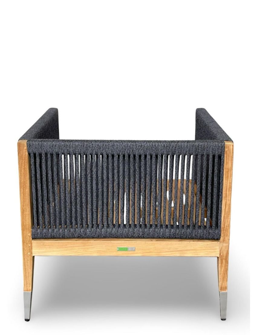 Oslo Lounge Chair Charcoal Rope MK/F37 13mm