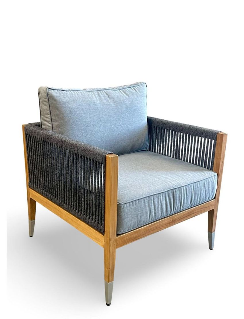 Oslo Lounge Chair Charcoal Rope MK/F37 13mm