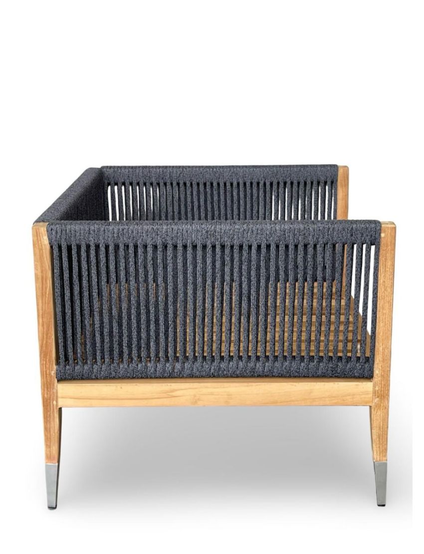 Oslo Lounge Chair Charcoal Rope MK/F37 13mm