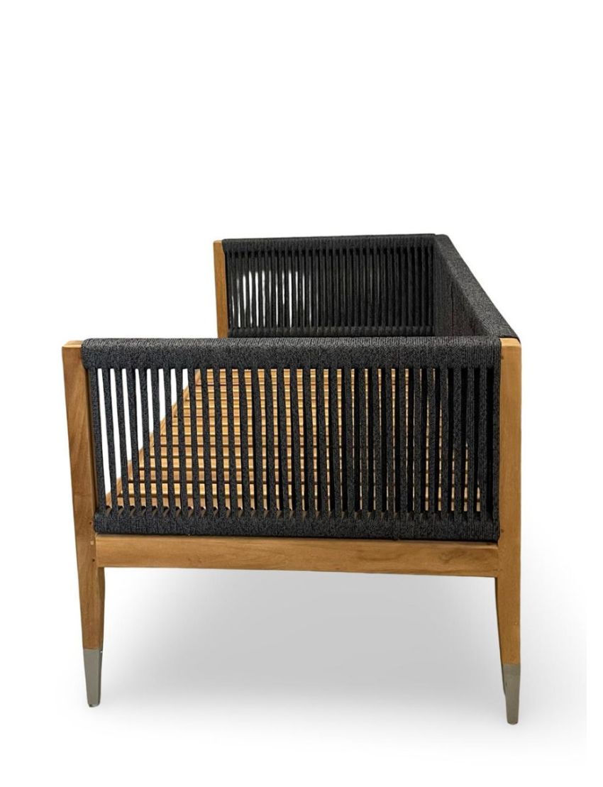Oslo Loveseat Charcoal Rope MK/F37 13mm